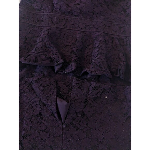 Ralph Lauren Peplum Lace overlay dress v-neck size 4 - Picture 8 of 8